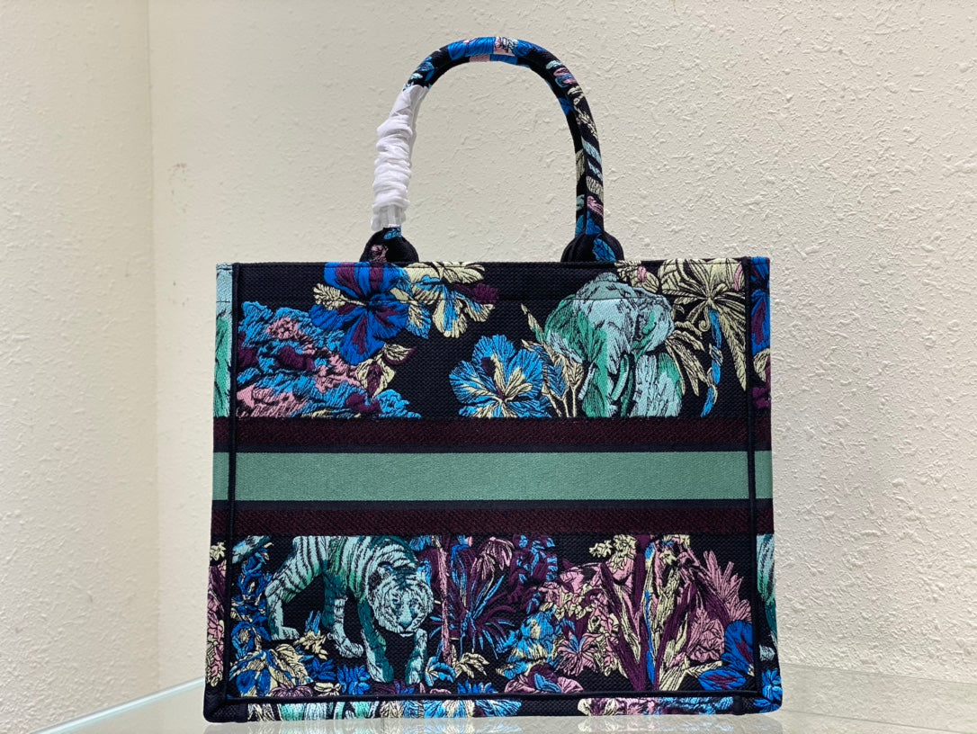 TOTE COLOURFUL TIGER LARGE