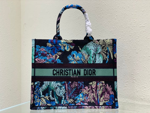 TOTE COLOURFUL TIGER LARGE