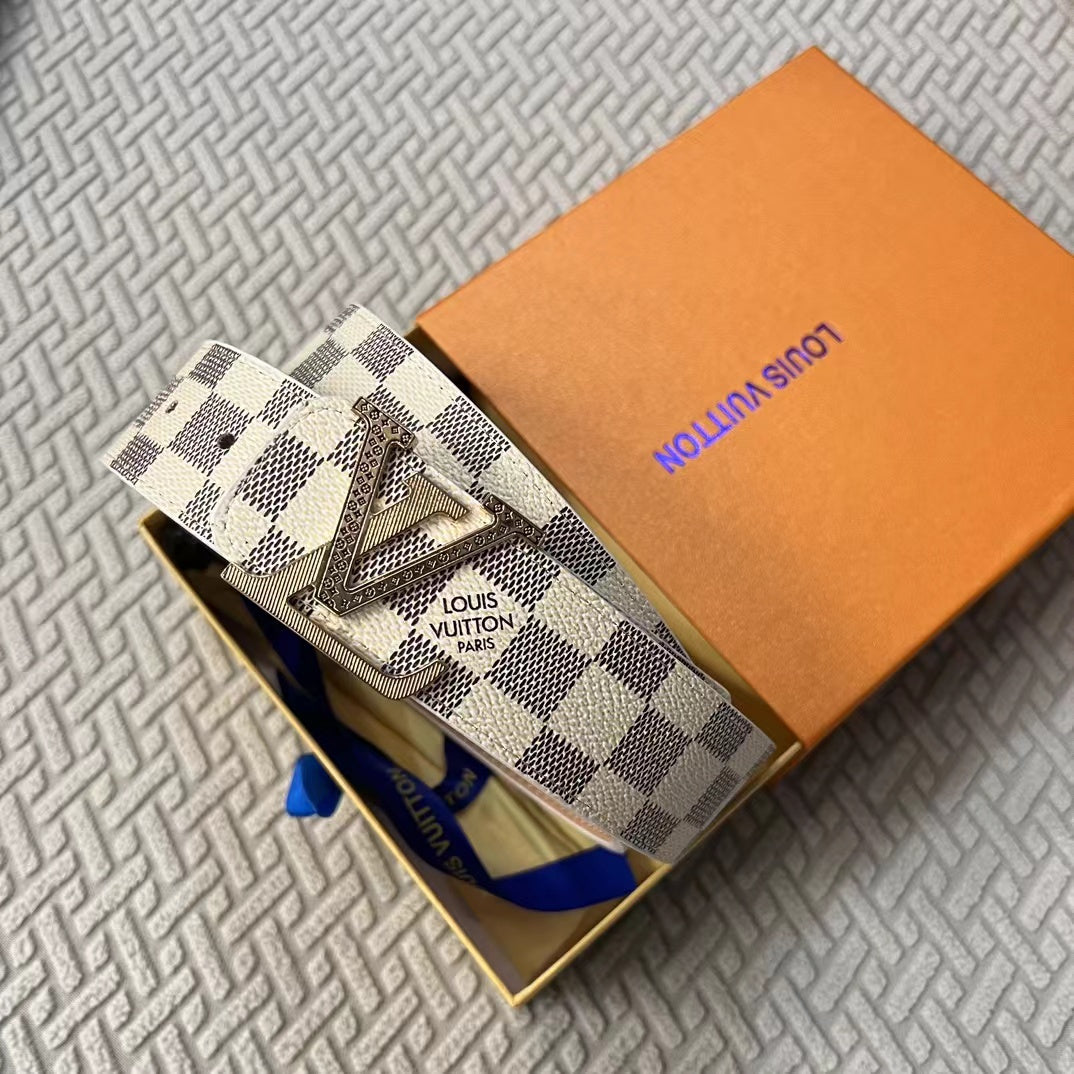 LV MEN PU BELT