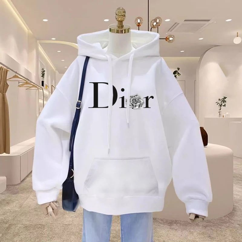 Designer Ladies Luxury Hooded Sweatshirt