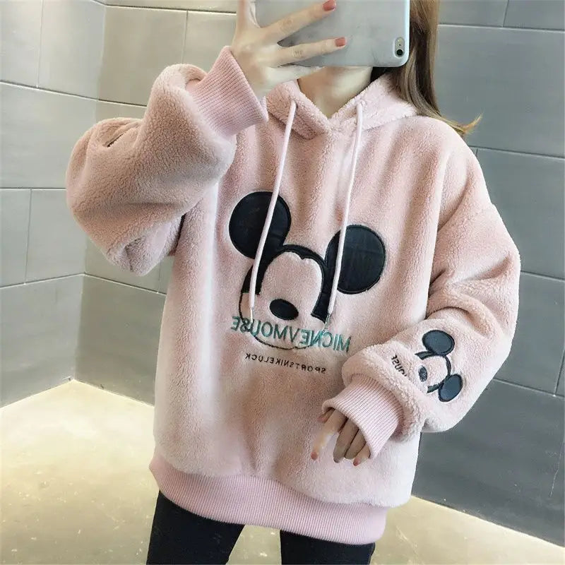 Disney Cute Mickey Minnie Mouse Hoodies