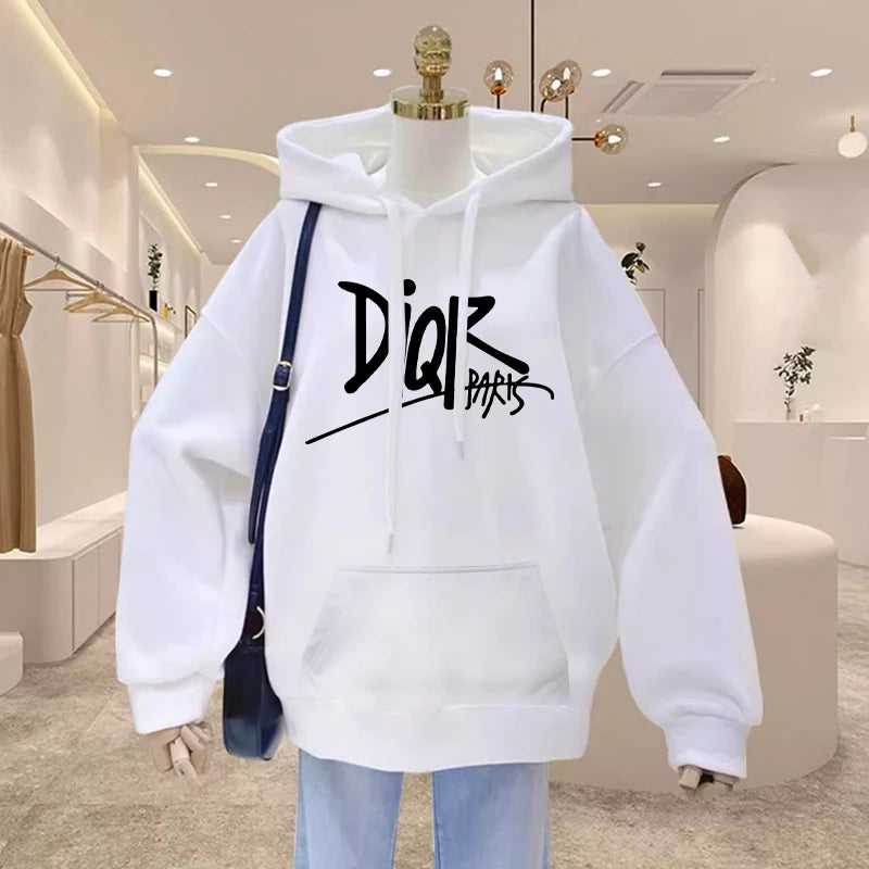 Designer Ladies Luxury Hooded Sweatshirt