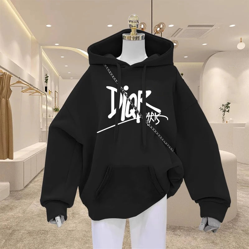 Designer Ladies Luxury Hooded Sweatshirt