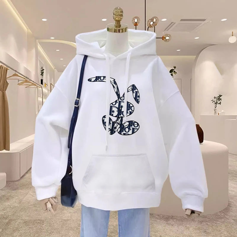 Designer Ladies Luxury Hooded Sweatshirt