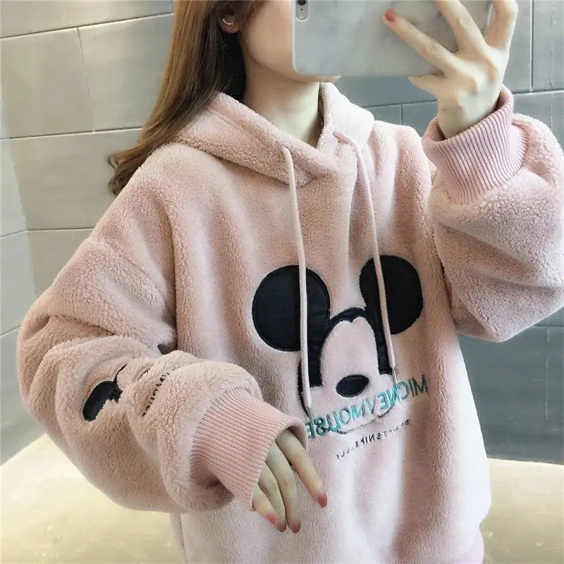 Disney Cute Mickey Minnie Mouse Hoodies