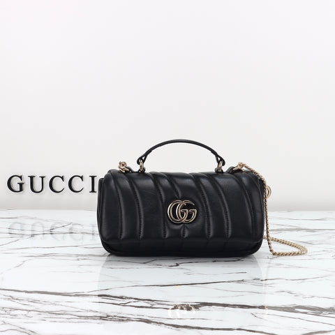 GG MILANO MINI TOP HANDLE BLACK