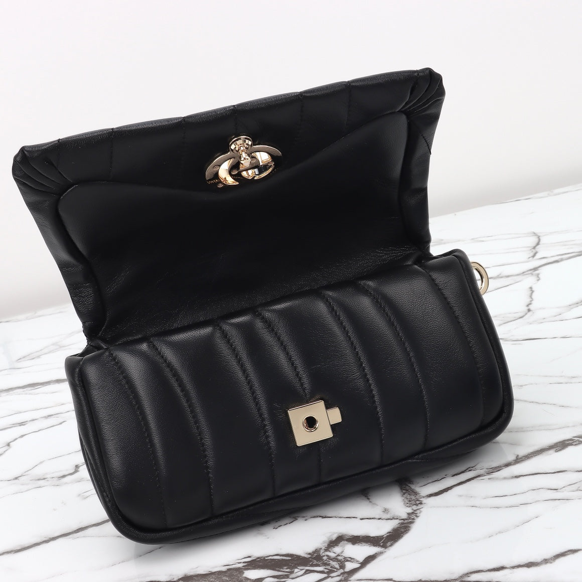 GG MILANO MINI TOP HANDLE BLACK